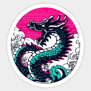 Cloudy Dragon Sticker